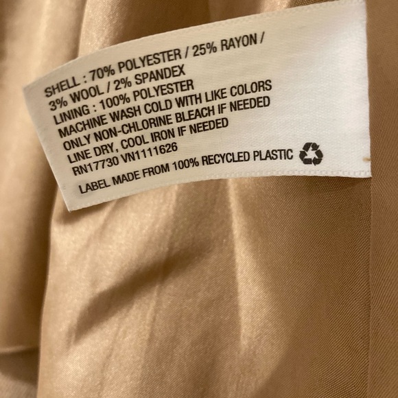 Camel blazer, size 10 - Picture 7 of 9